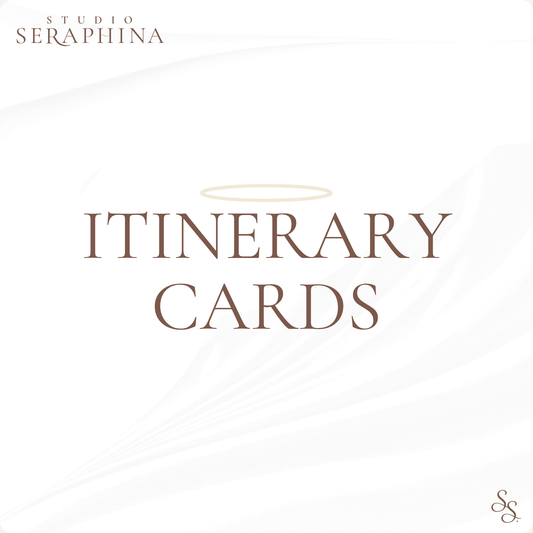 ITINERARY CARDS