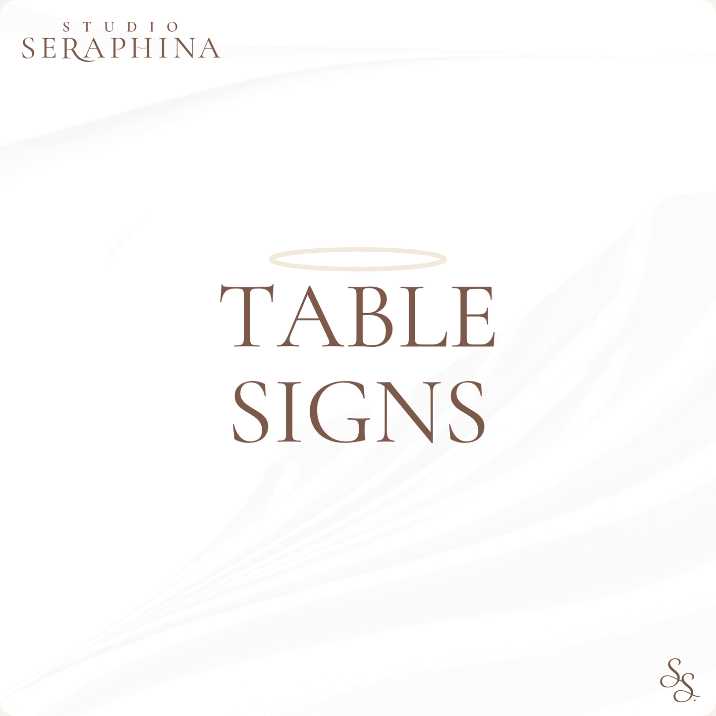 TABLE SIGNS