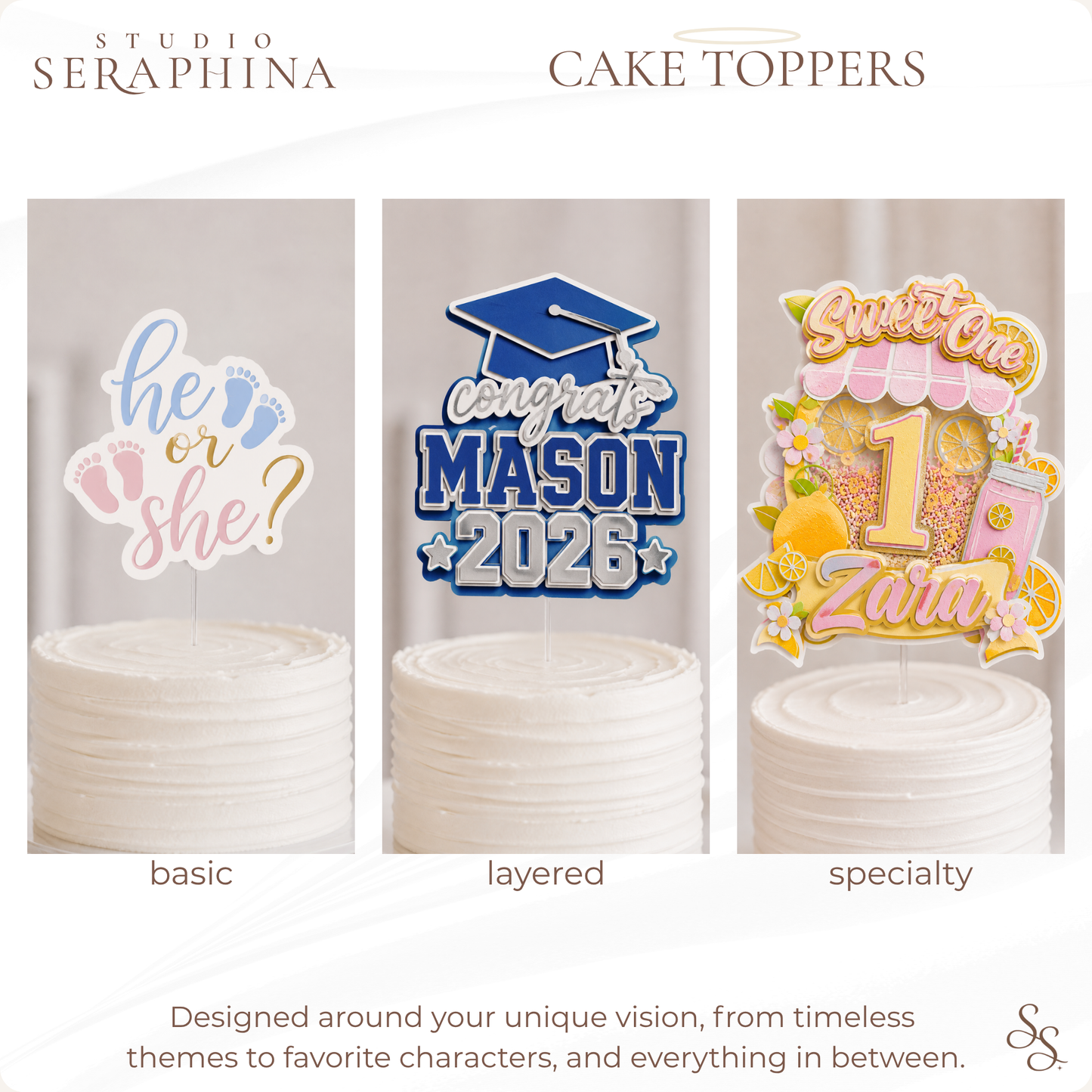 CAKE TOPPERS
