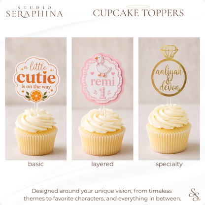 CUPCAKE TOPPERS