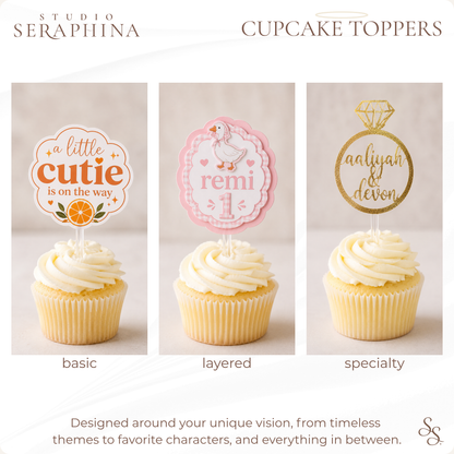CUPCAKE TOPPERS