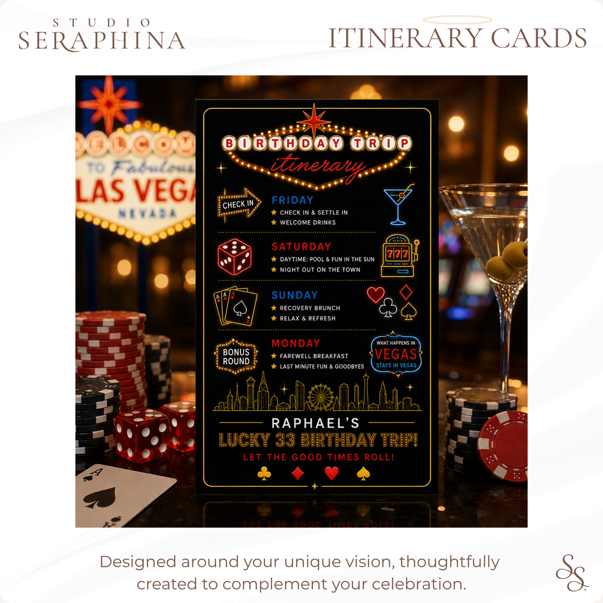 ITINERARY CARDS