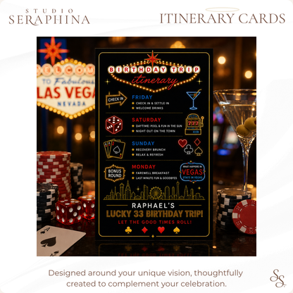 ITINERARY CARDS