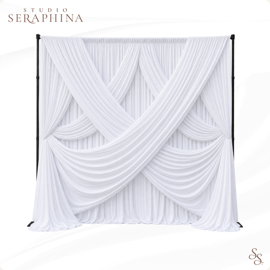 LAYERED DRAPERY BACKDROP