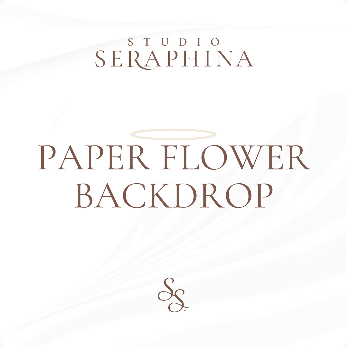 PAPER FLOWER BACKDROP