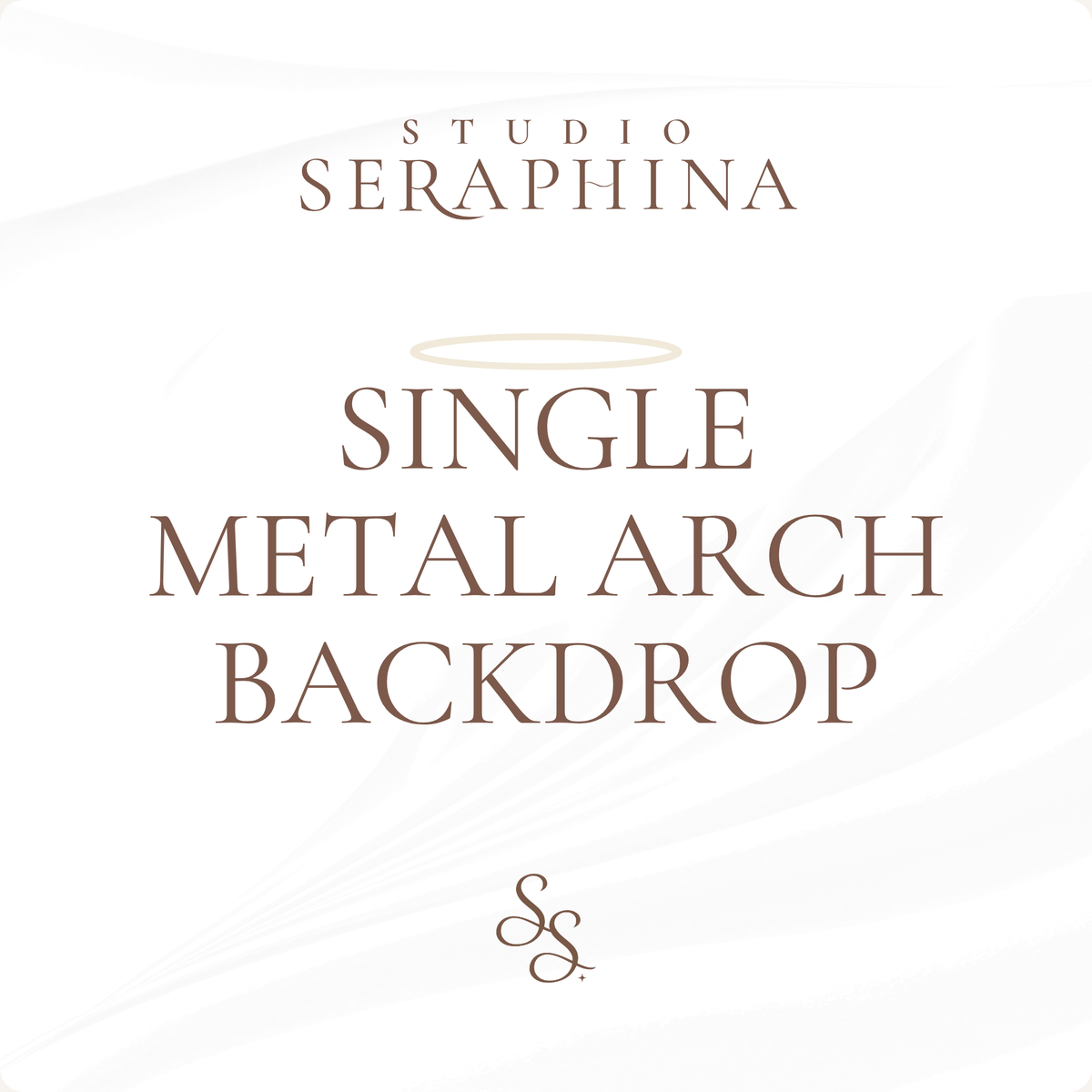SINGLE METAL ARCH BACKDROP