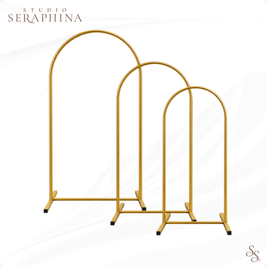 TRIPLE METAL ARCH BACKDROP